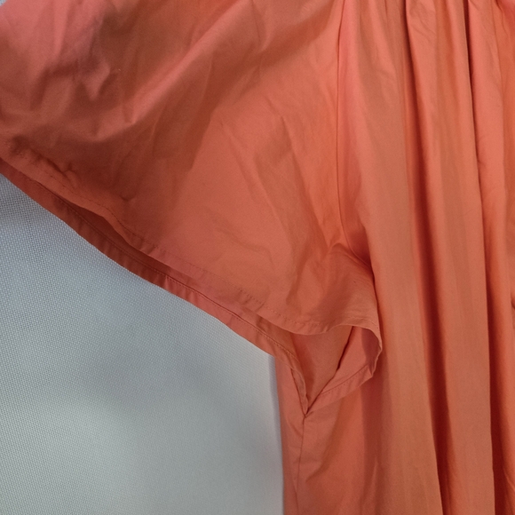 GAP Size S NWT vibrant Coral Summer Beach Dress or Cover-Up - Picture 9 of 11